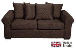 Collection - Erinne - 2 Seater Pillowback - Sofa Bed - Chocolate